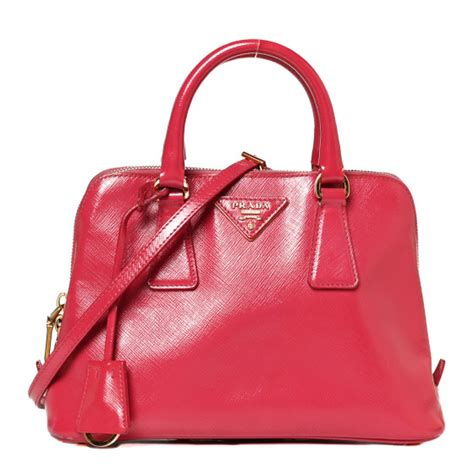 prada saffiano tote peonia mini fashionphile|PRADA Saffiano Vernice Mini Galleria Double Zip Tote Peonia.